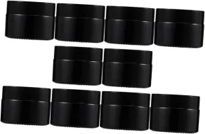 10pcs Portable Cream Jars for Makeup Leakproof Cosmetic Sub Containers for Lotions Lip Balms and Creams for Travel and Daily Use