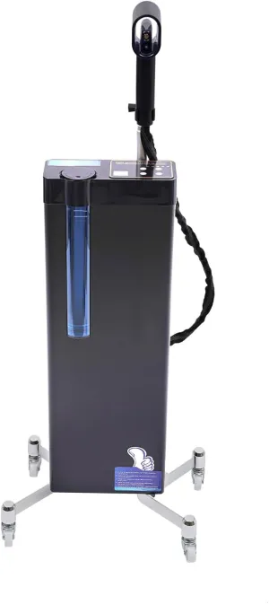 1300w Nano Hair Steamer | 3-in-1 Commercial Grade Salon Steamer with Adjustable Nanospray | 110v Professional Micro-Mist Nano Hair Steamer for Hair Care, Repair, Color in Hair Salons (Black)