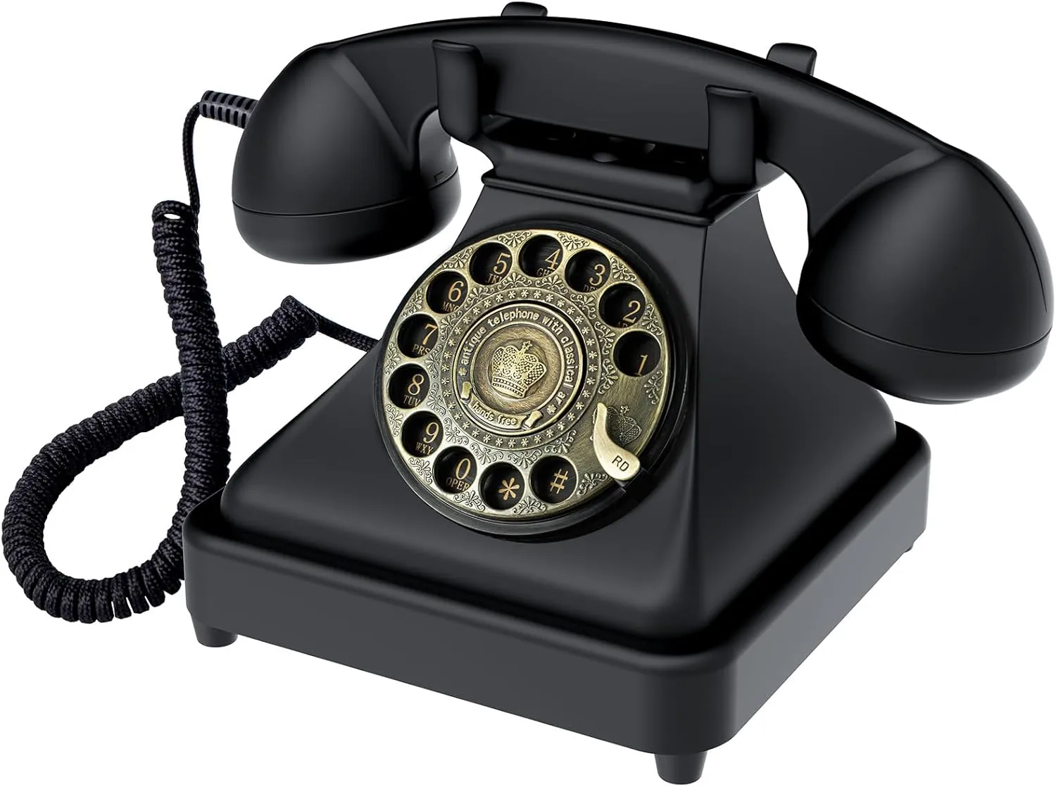 16GB Audio Guest Book Wedding Phone serves as an exquisite wedding audio guestbook, enabling guests to leave voice messages, record voice logs, create audio memos, and enjoy local playback.black