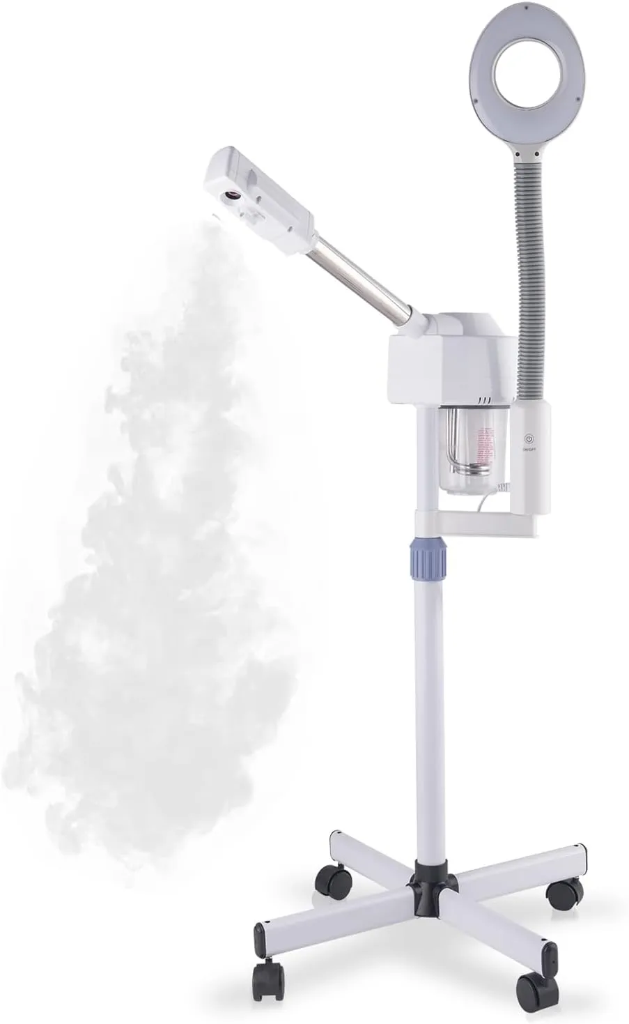 2 in 1 Facial Steamer, Face Steamer for Facial Deep Cleaning, Face Steamer with 5X Magnifying Lamp, Facial Steamer Professional, Facial Steamers for Home Beauty Salon