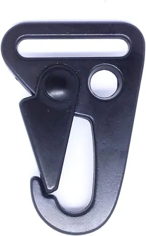 20 Pcs 1" 25mm HK Sling Clips Olecranon Hook Spring Gate Snap for Triglides D ring Webbing Strap Buckles