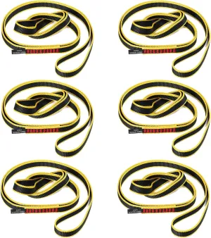 20MM Nylon Climbing Sling Runner 23KN CE2008/EN566 Rock Climbing Webbing Straps for Rock Climbing, Rappelling, Swing, Yoga Hammock etc