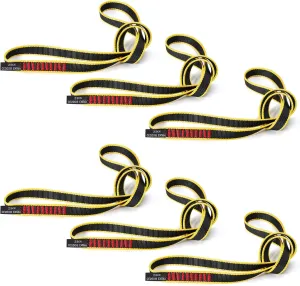 20MM Nylon Climbing Sling Runner 23KN CE2008/EN566 Rock Climbing Webbing Straps for Rock Climbing, Rappelling, Swing, Yoga Hammock etc