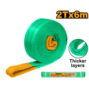 2T x 6M Webbing Sling Great for Heavy Lifting HWSP0206