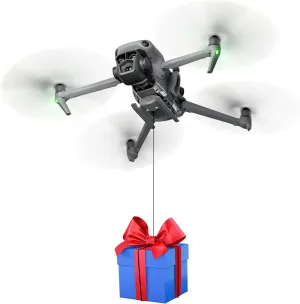 (3 in 1) FLYDrone Mavic 3 Pro Landing Gear with Airdrop System, Payload/Delivery/Transport Release Device for DJI Mavic 3 Classic/Mavic 3/Mavic 3 pro Accessories Lights Landing legs