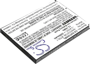 3200mAh/3.8V Battery Compatible with Datalogic Axist, DL-Axist, fit P/N: 3H21-00000491, 94ACC0128, 94ACC0129, BTDL1