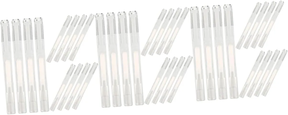36 Pcs Nail Clear Container Makeup Lip Gloss Clear Lipglosses Packaging Pen for Nail Nutrition Oil Transparent Nail Nutrition Oil Pens Empty Nail Nutrition Oil Pen Tool ( Color : Transparent , Size :