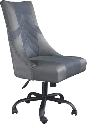 360 Swivel Gaming Chair, Adjustable Height, Gray/Black
