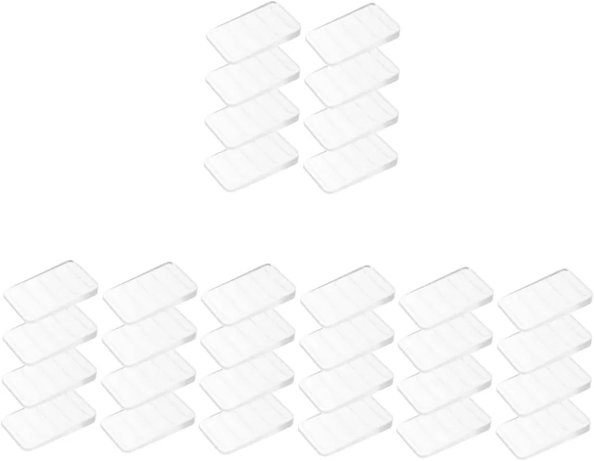 4sets Furniture Levelers Table Wedges Drywall Shims Door Shims Small Plastic for Leveling 8pcs*4