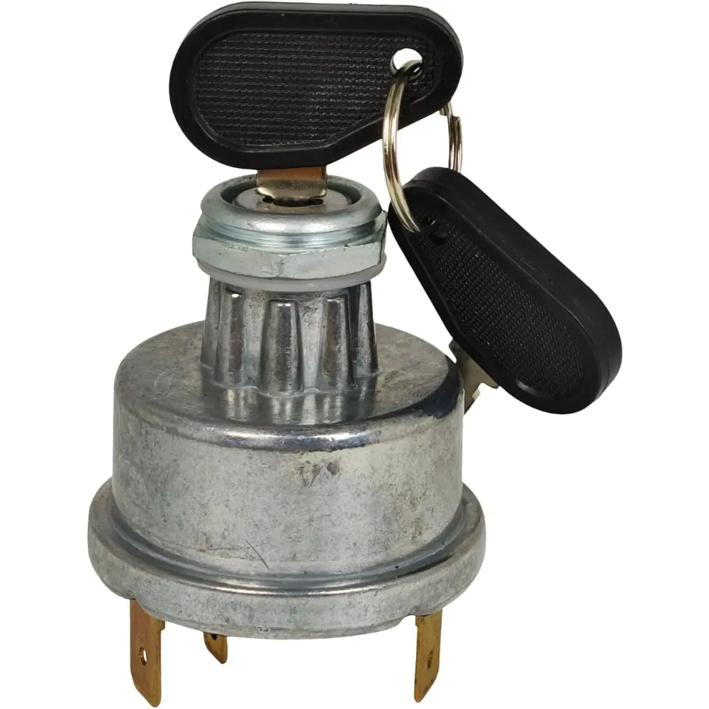 883928M91 Ignition Switch w/ 2 Key Compatible with Massey Ferguson TO35 135 165 35 50 200 88 65 85 175 203 205 Diesel Starter 829141M3 827430M2