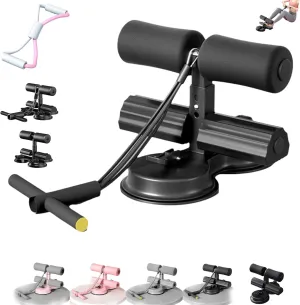 Ab Training Auxiliary Device, Upgraded Assistant Device Double or Triple Suction Cupssuction Cup Sit Up Equipment for Fitness Exercising Abdominal Home & Gym