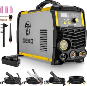 AC/DC Inverter TIG/MMA Welder,250A Fully Digital Welding Machine with Foot Pedal,IGBT,VRD Function for Carbon Steel,Stainless Steel,Copper,Aluminum and Aluminum Alloys…