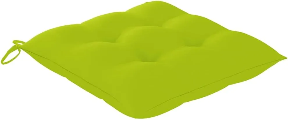 Adirondack Chair Recycled Plastic,Adirondack Chair with Cup Holder,Patio Chairs 2 pcs with Bright Green Cushions Solid Teak WoodFor Gardens, patios, Balconies