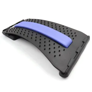 Adjustable Back Stretcher for Muscle Relaxation – Multi-Level Lumbar Support Device for Home or Office Use