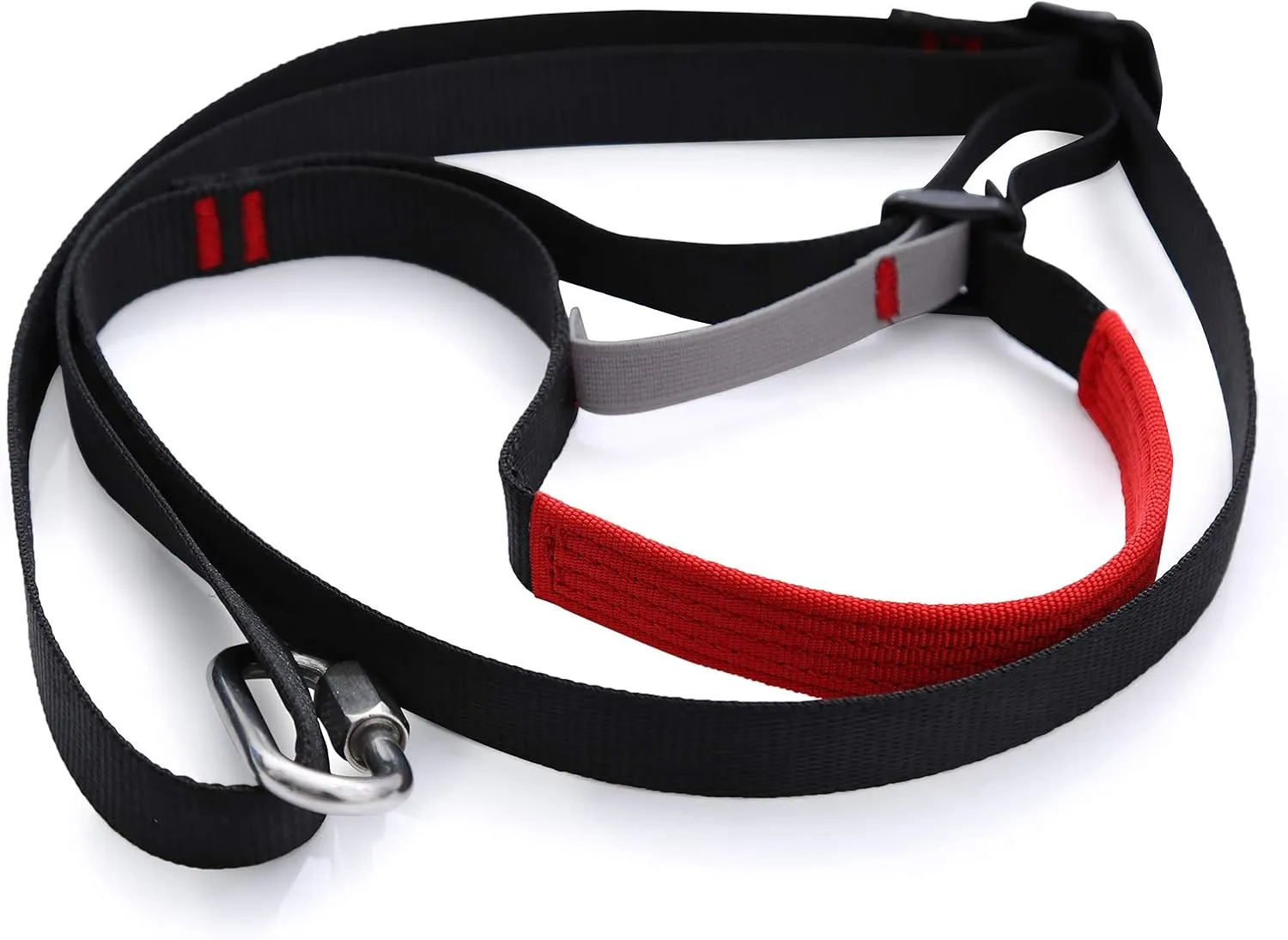 Adjustable Climbing Ascender Sling Foot Loop Ascender Webbing Sling for Outdoor Mountaineering, Rock Climbing, Expedition, Caving, Rescue and Aerial Work