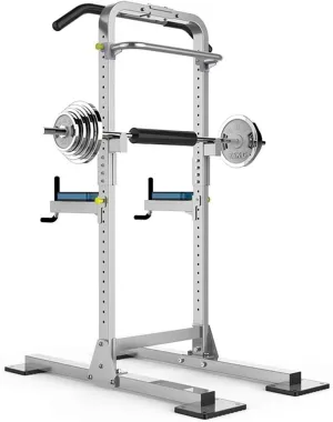 Adjustable Power Tower - Multi Function Pull up Station for Strength Training - Dip Stand Workout Fitness Bar - Push up Equipment of Home Gym Exercise