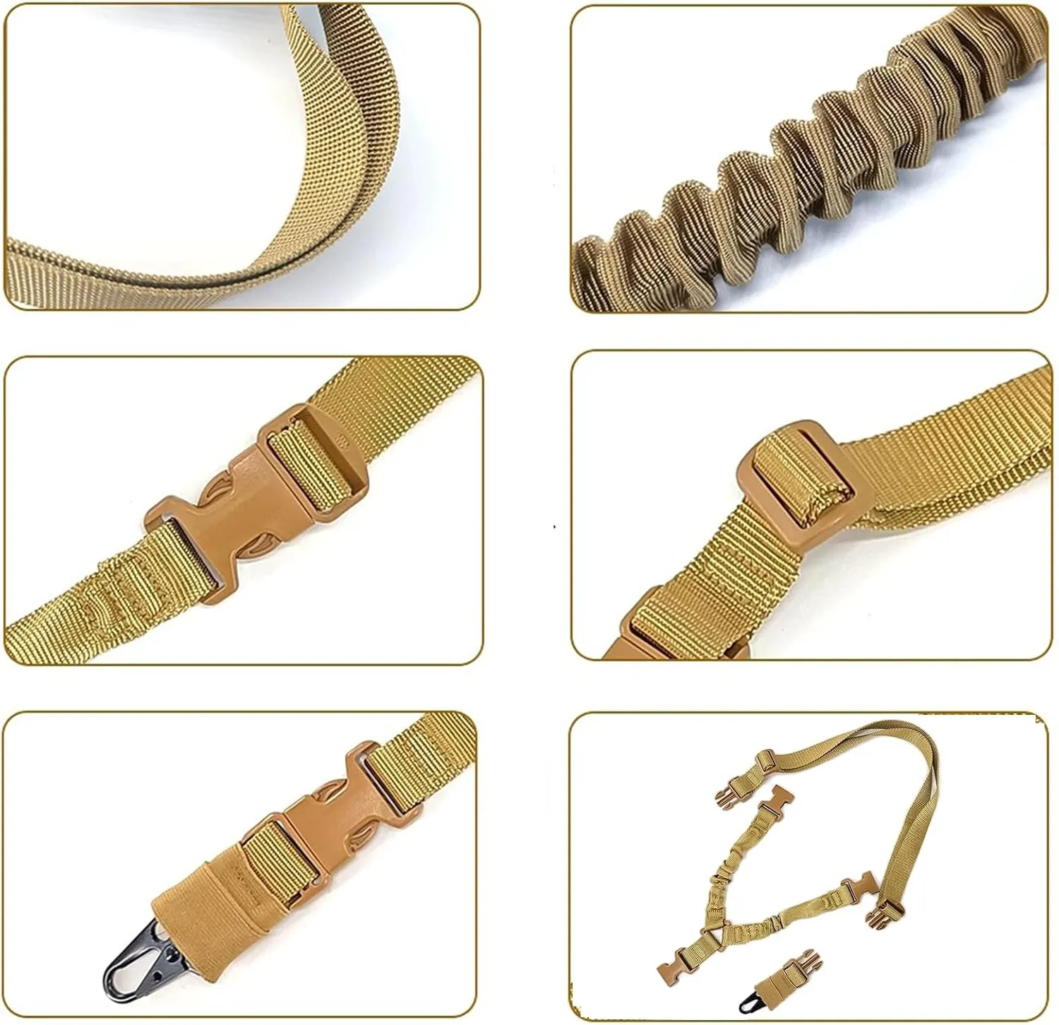 Adjustable Traditional Sling Quick Release Flexible for Hiking, Backpacking, Hunting,Fishing or Any Other Outdoor Activities