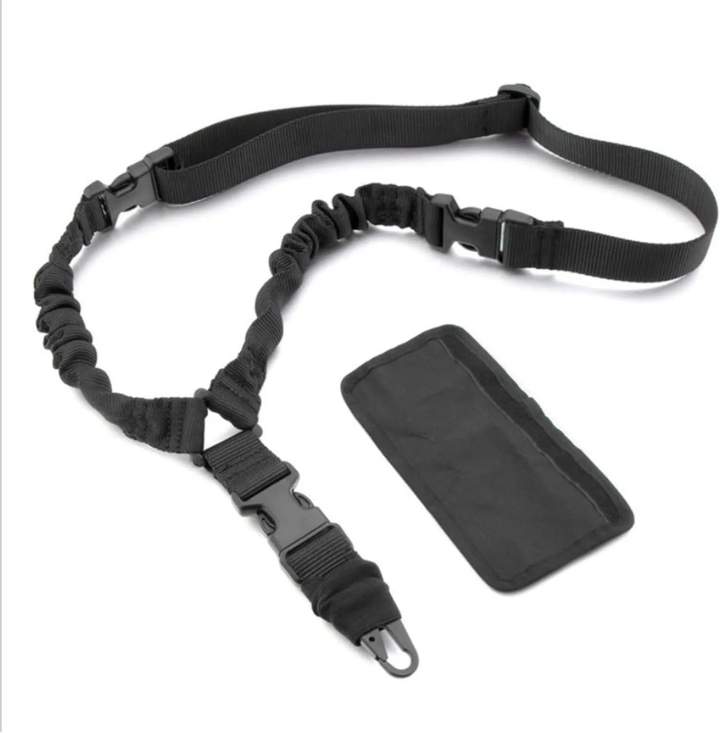 Adjustable Traditional Sling Quick Release Flexible, Sling with Length Adjuster Traditional Sling with Metal Hook for Outdoors