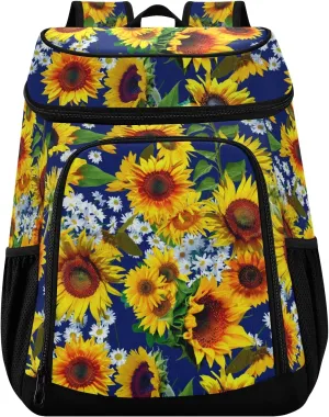 ALAZA Cooler Backpack Reusable Insulated Lunch Bag with Adjustable Shoulder Strap for Women Men Picnic Work College Hiking Camping Office Beach
