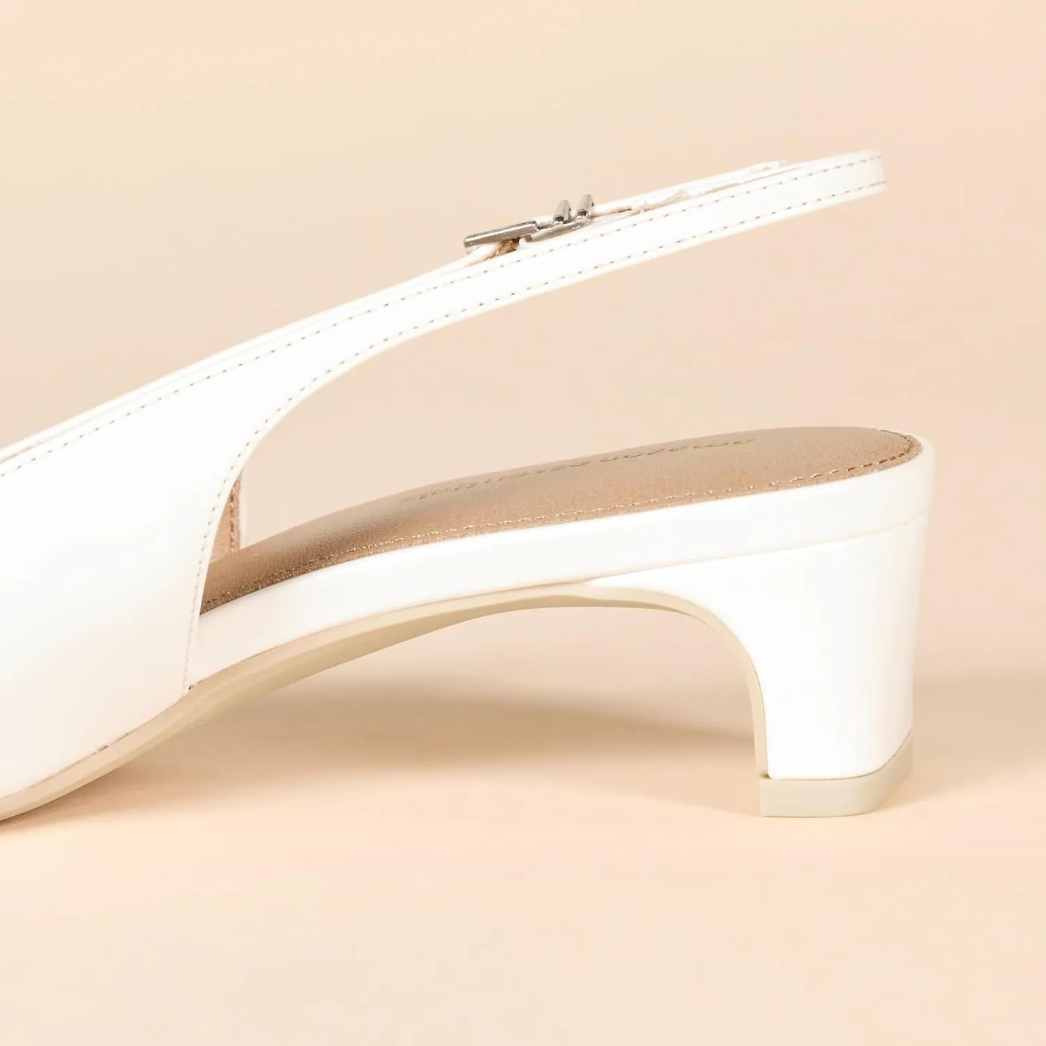 Amazon Essentials Women's Slingback Block Heel