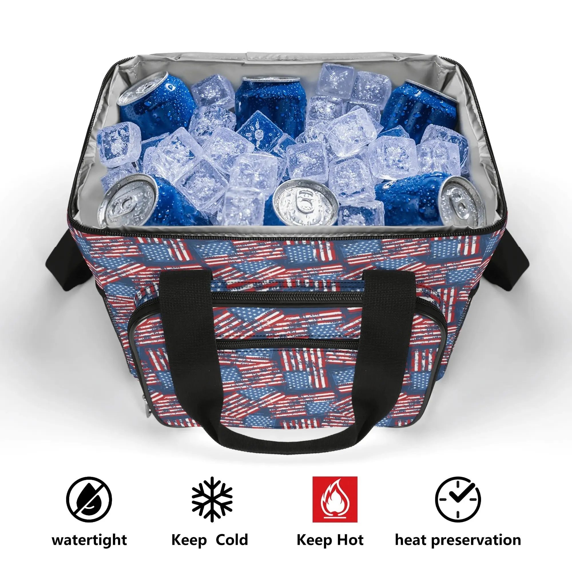 American Flag Leakproof Cooler Bag