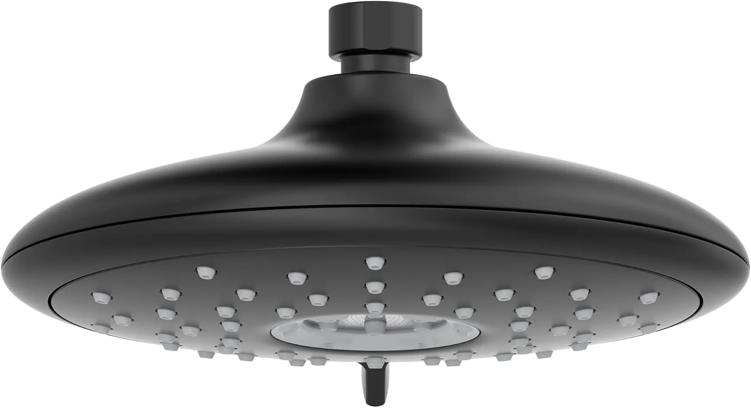 American Standard 9038074.243 Spectra Fixed 4-Function Adjustable Shower Head 7-inch 1.8 GPM, Matte Black