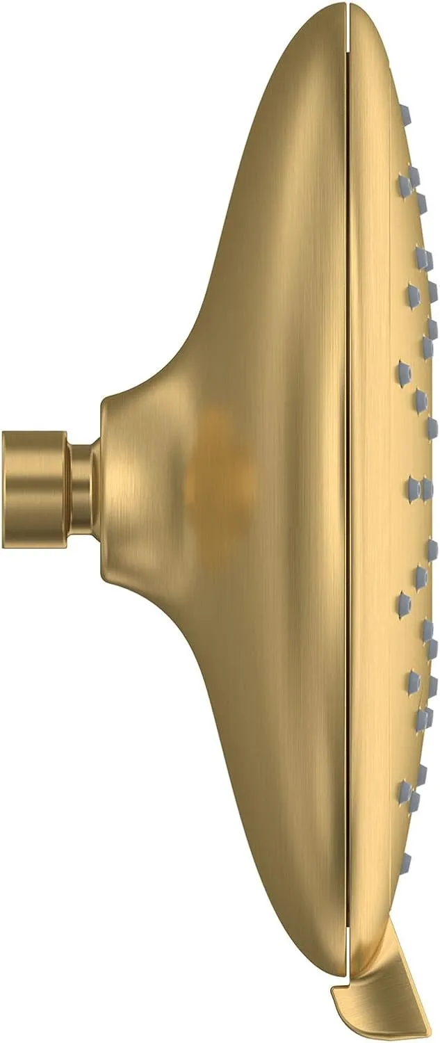 American Standard 9038074.295 Spectra Fixed 4-Function Adjustable Shower Head 7-inch 1.8 GPM, Brushed Nickel