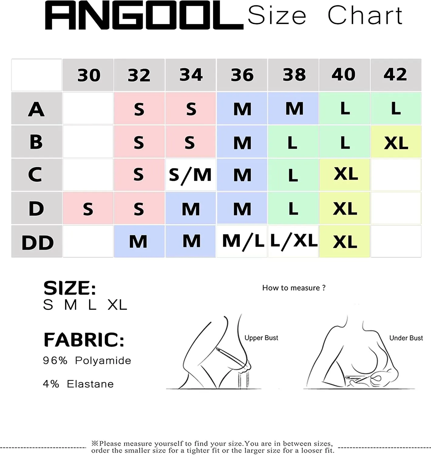 ANGOOL Strappy Sports Bra for Women, Longline Medium Support Yoga Bra Wirefree Padded Sports Bra with Adjustable Straps