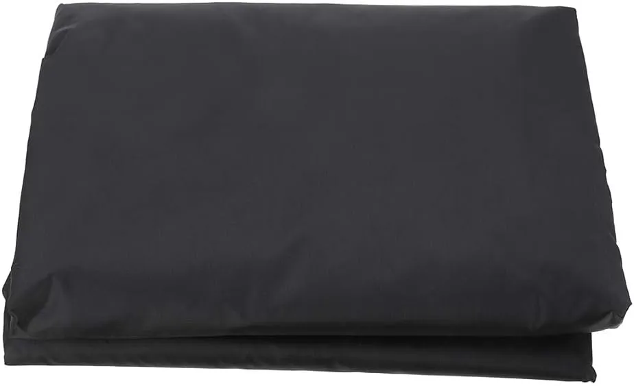 ANMINY Waterproof Patio Chair Covers UV-Resistant Windproof Outdoor Barstools Chair Cover Stackable Lawn High Back Dining Chair Furniture Protector with Storage Bag - Black, Pack of 4