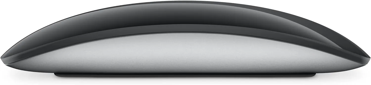 Apple Magic Mouse: Wireless, Bluetooth, Rechargeable. Works with Mac or iPad; Multi-Touch Surface - Black