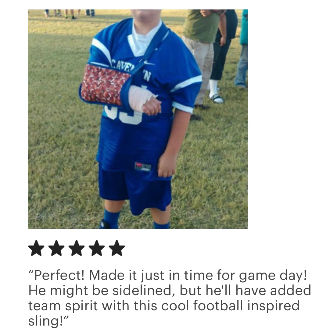 Arm Sling | Game Day Football Fashion Arm Sling