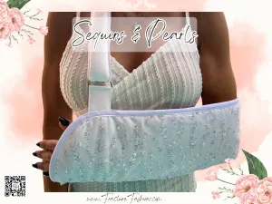 Arm Sling | Sequins and Pearls Bridal Wedding Lace Arm Sling