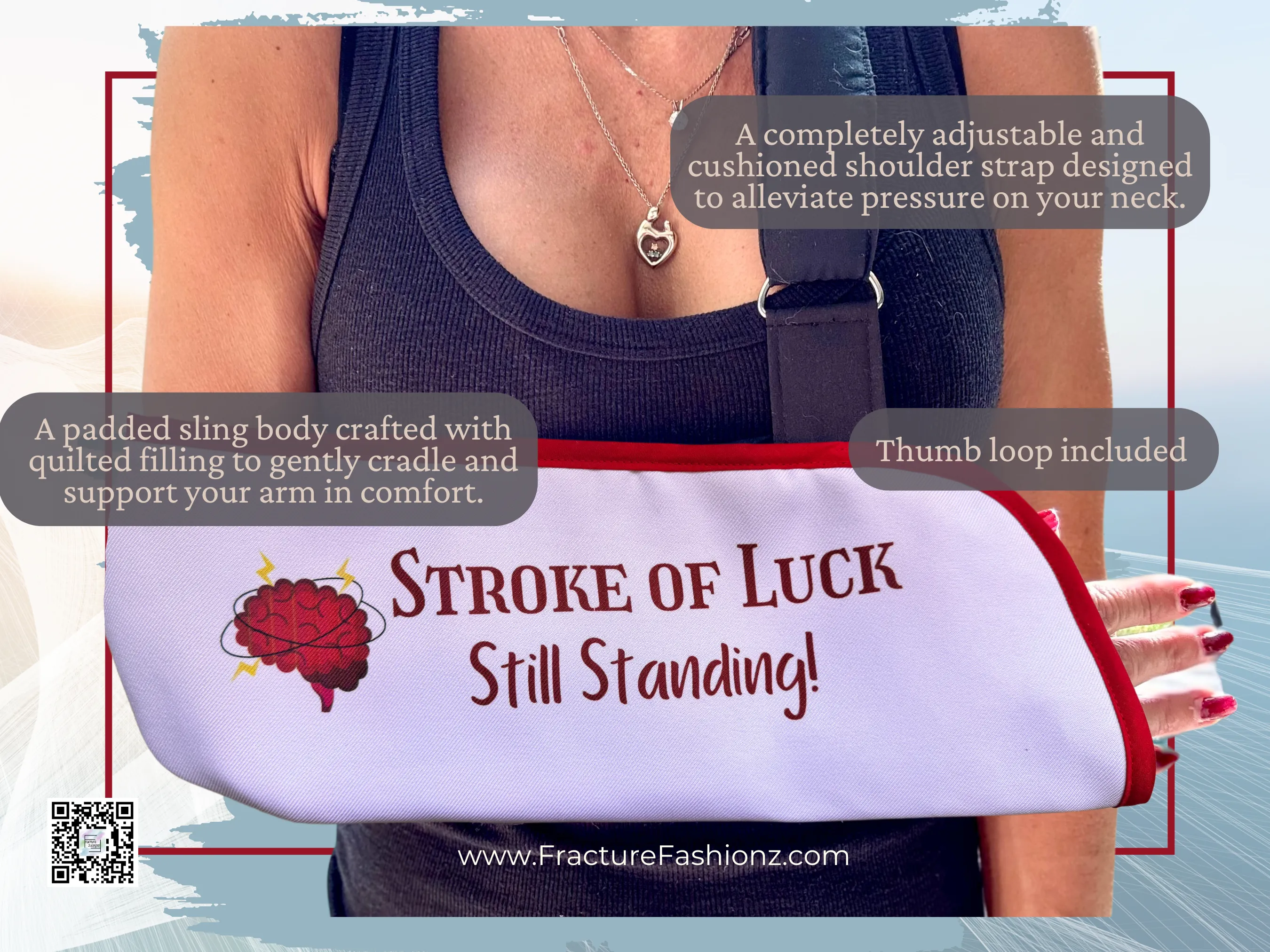 Arm Sling | Stroke of Luck Padded Arm Sling