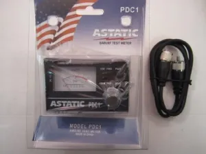 ASTATIC PDC1 100 Watt SWR/RF TEST METER W/ Workman 3 foot jumper CX-3-PL-PL