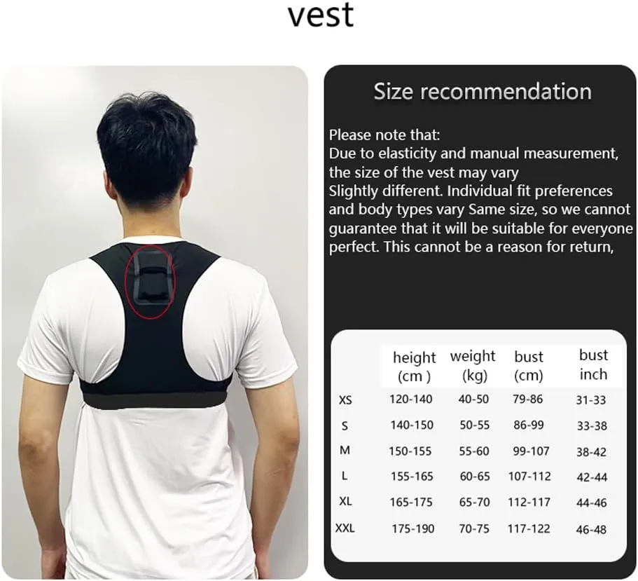 Athlete Series GPS Football Activity Tracker Sports Football Performance Tank Top Wearable Technology APP Control (L)
