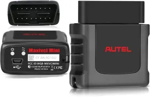 Autel MaxiSys MaxiVCI VCI Mini Bluetooth Diagnostic Interface Work with All Systems Automotive OBD2 Scanner MS906S TS608 MP808TS MK808BT MK808TS MK900TS Oil Reset/EPB/BMS/SAS/TPMS and Immobilizer