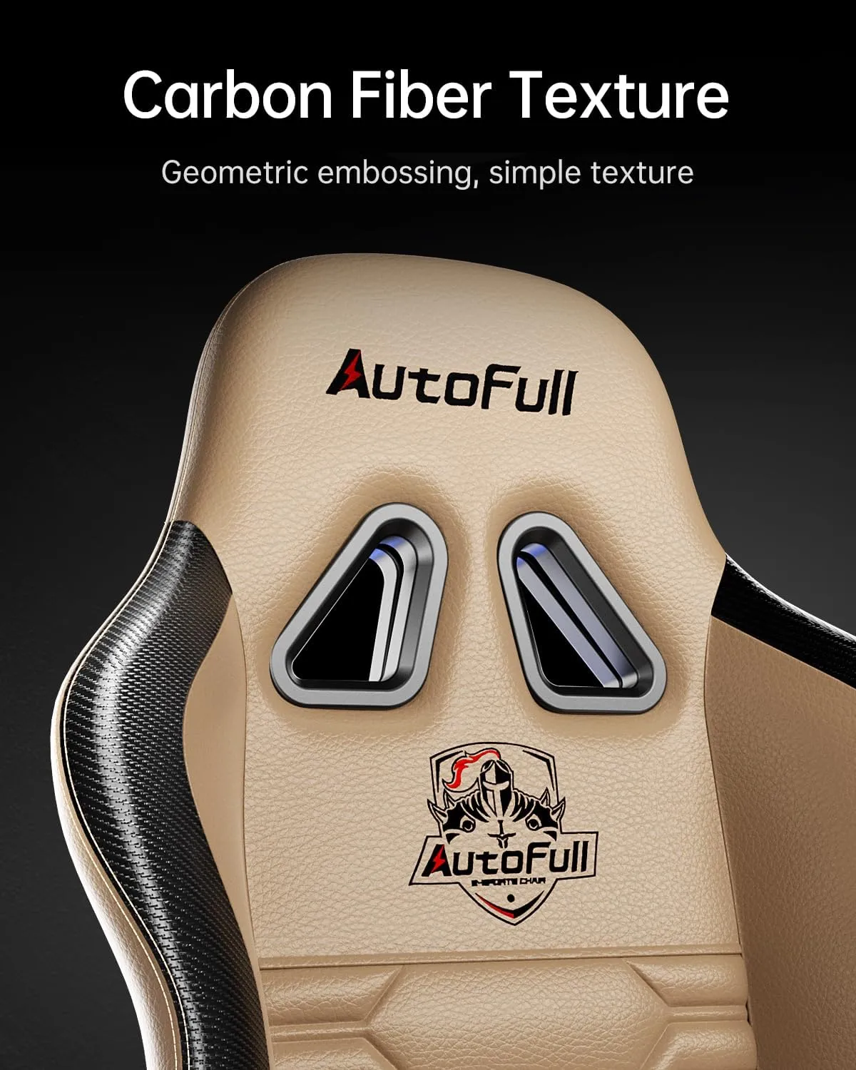AutoFull C3 Gaming Chair, Racing Style Gaming Chair with Ergonomic Lumbar Support,Adjustable High Back PU Leather PC Chair with Footrest,Brown