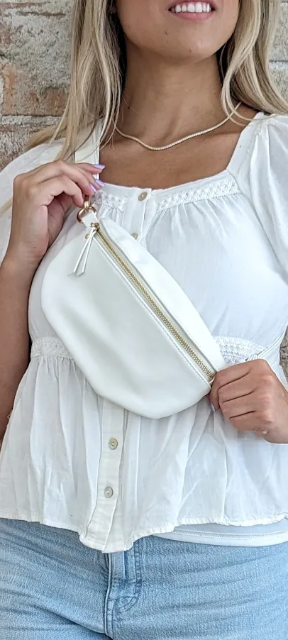 Ava  Vegan Leather Sling Purse