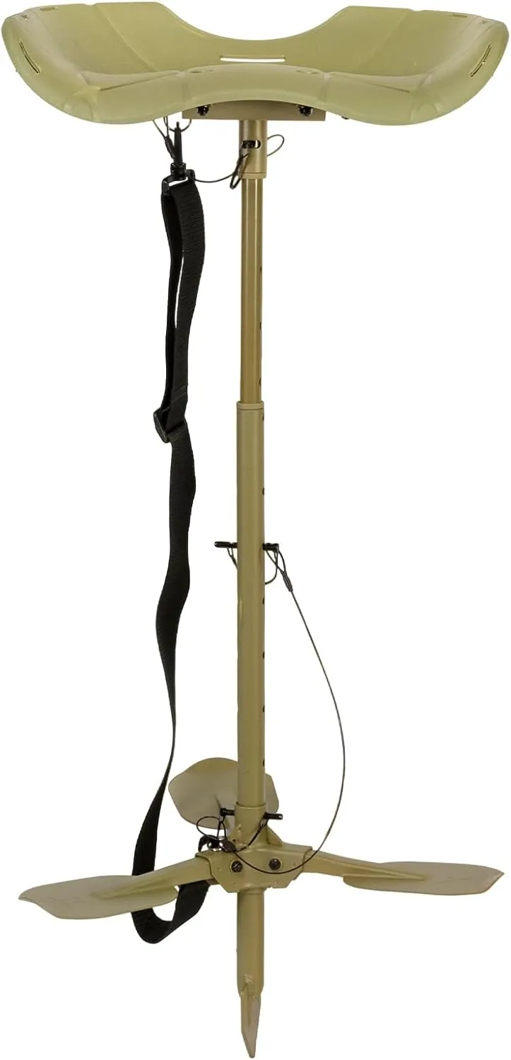 AVIAN-X Ergo Ultimate Marsh Seat for Waterfowl Hunting - Ergonomic Lightweight Durable Solid Stable Adjustable Rotating Supportive Pressure-Relieving Stool with Carry Sling