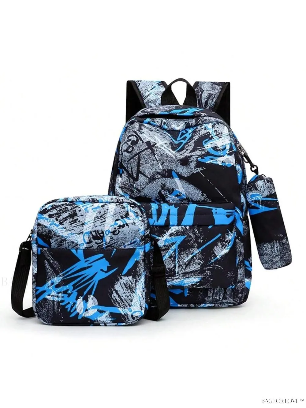 BagForLove - 3-Piece School Bag Collection with Shoulder Crossbody Bag