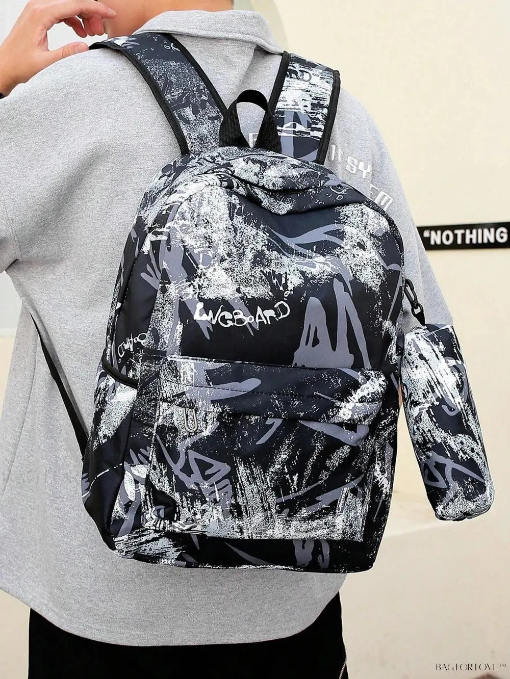 BagForLove - 3-Piece School Bag Collection with Shoulder Crossbody Bag