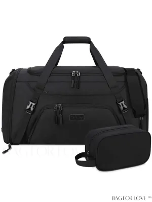 BagForLove - 40L Waterproof Gym Duffle Bag for Women & Men - Travel Sports Bag with Shoe Compartment & Wet Pocket