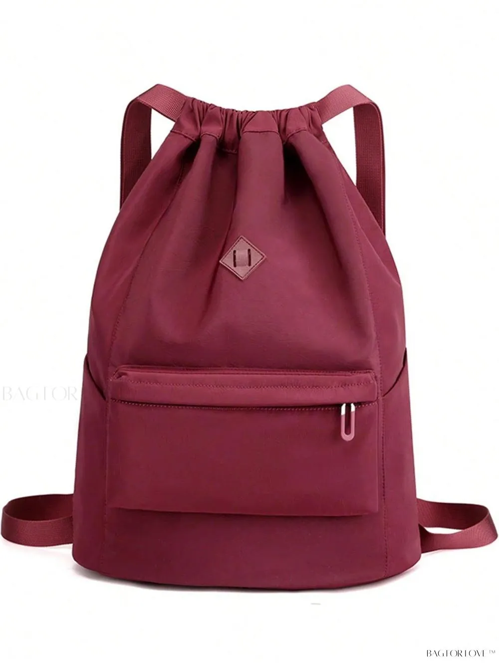 BagForLove - Cinched Backpack with Water Resistant Material and Storage Compartment