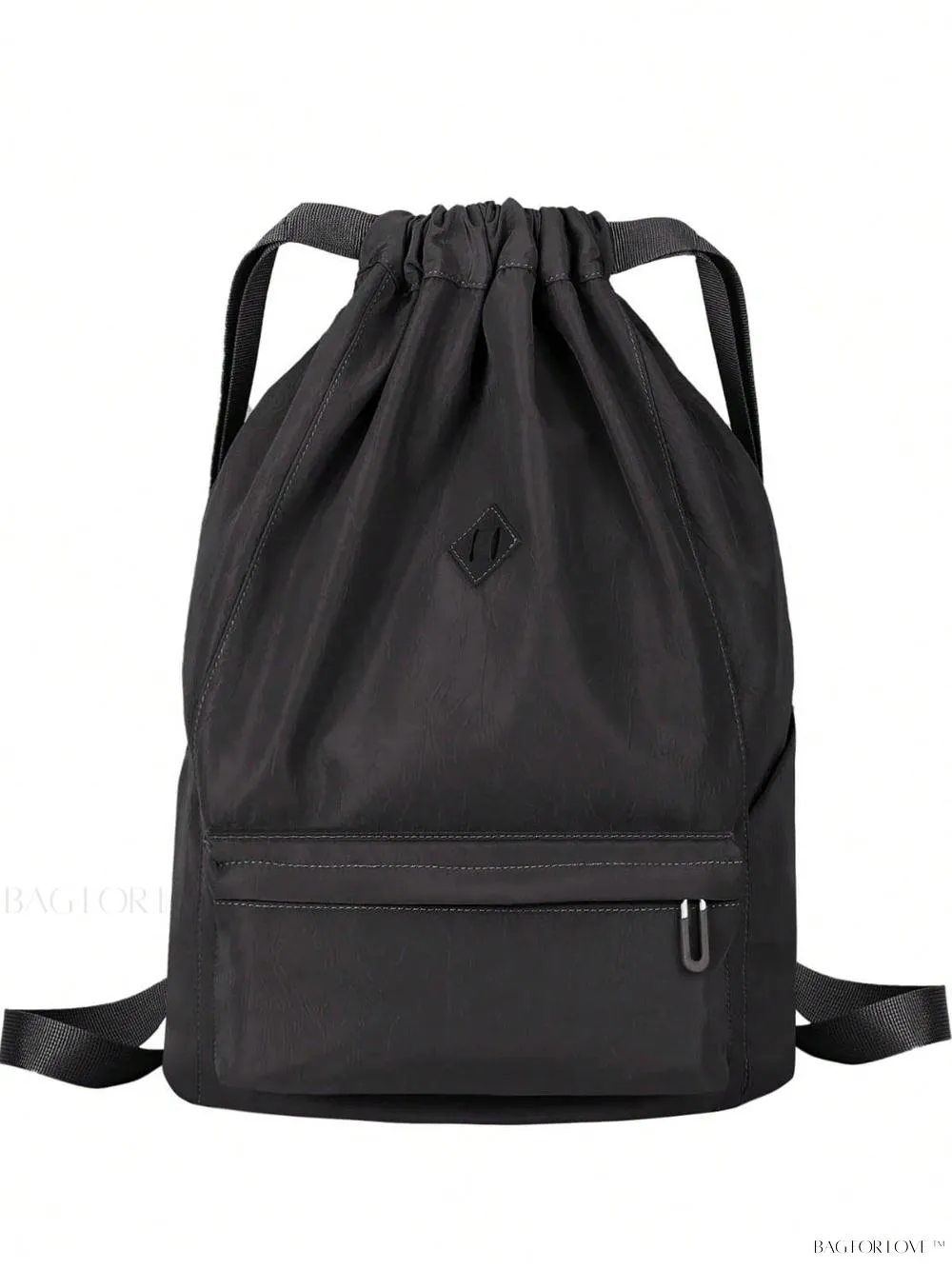 BagForLove - Cinched Backpack with Water Resistant Material and Storage Compartment