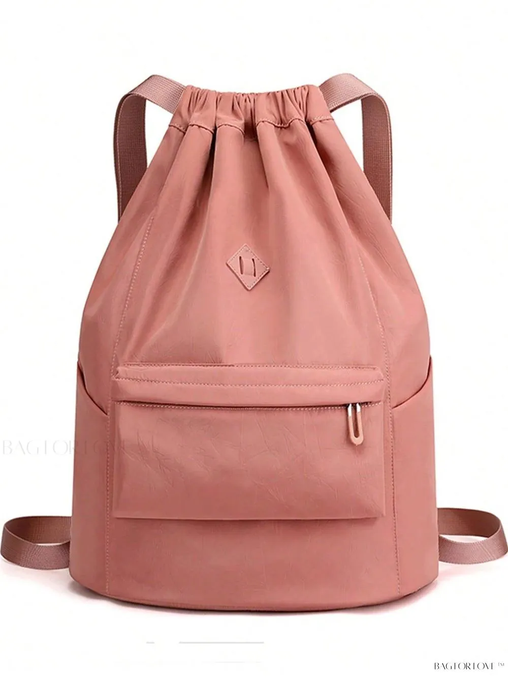 BagForLove - Cinched Backpack with Water Resistant Material and Storage Compartment
