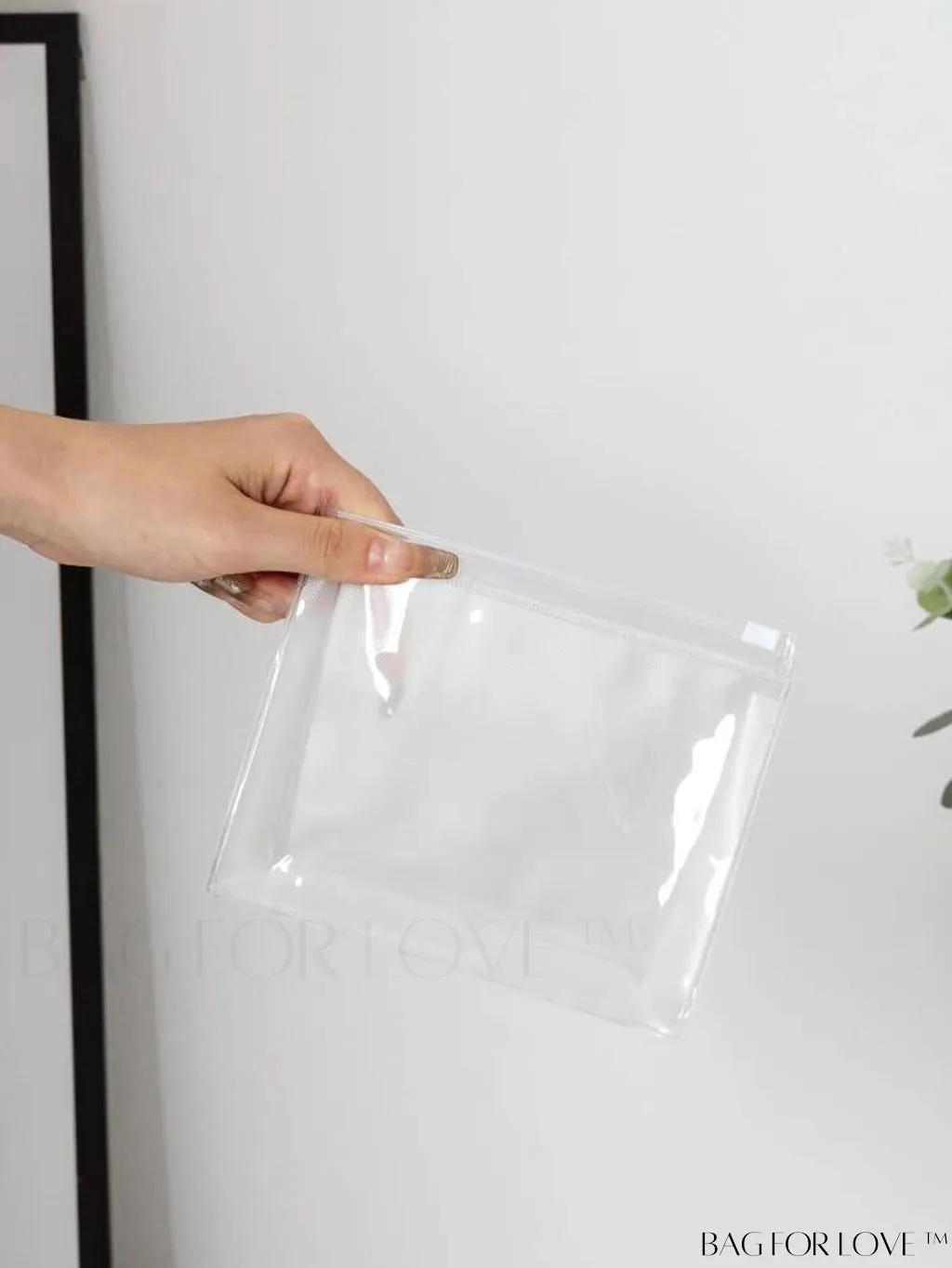 BagForLove - Clear Waterproof Minimalist Makeup Bag