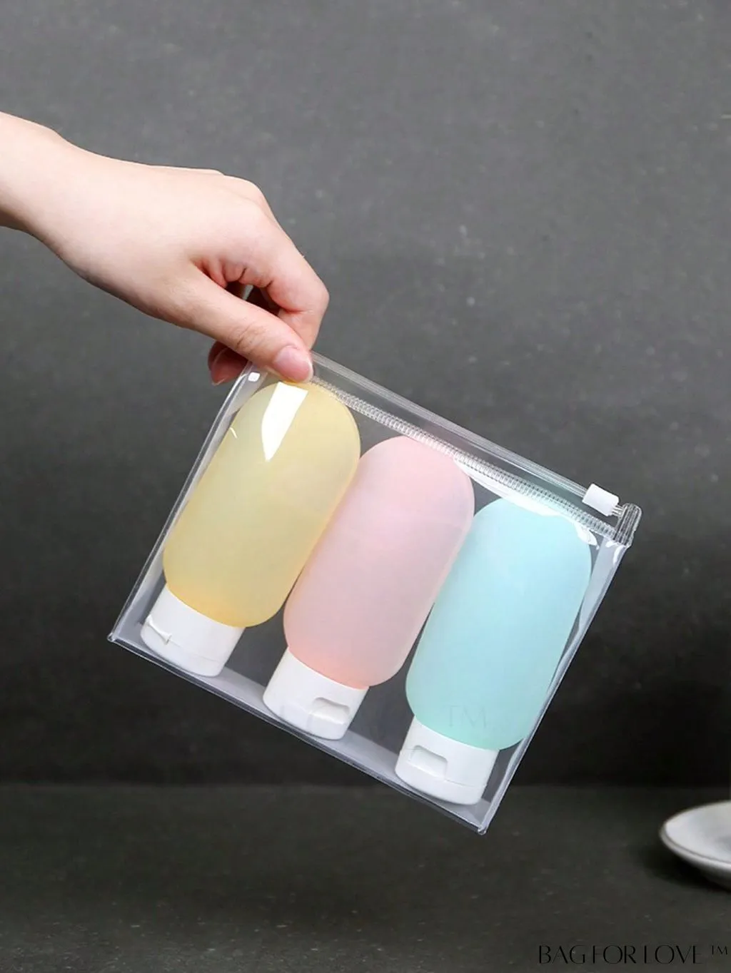 BagForLove - Clear Waterproof Minimalist Makeup Bag