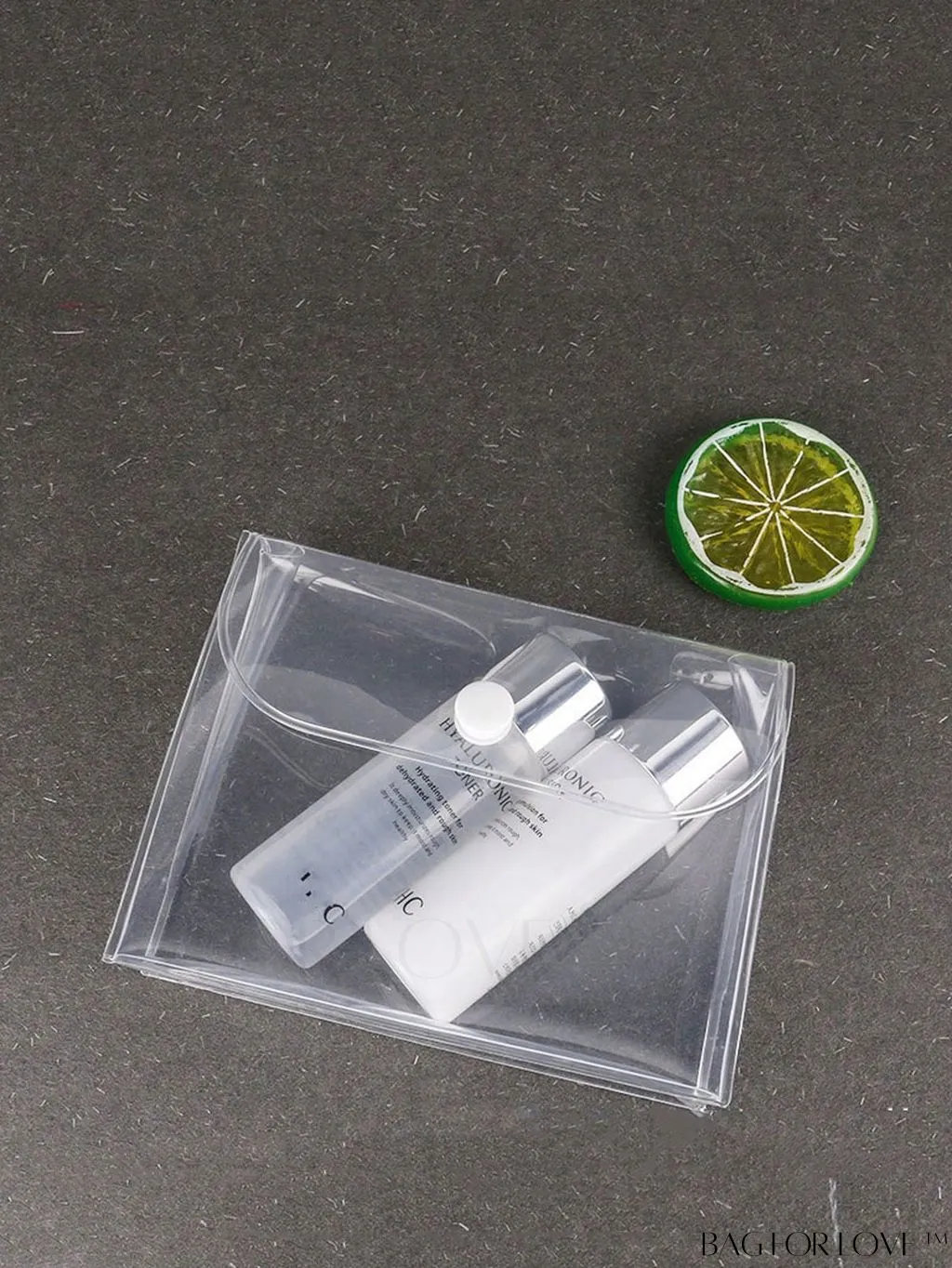 BagForLove - Clear Waterproof Minimalist Makeup Bag