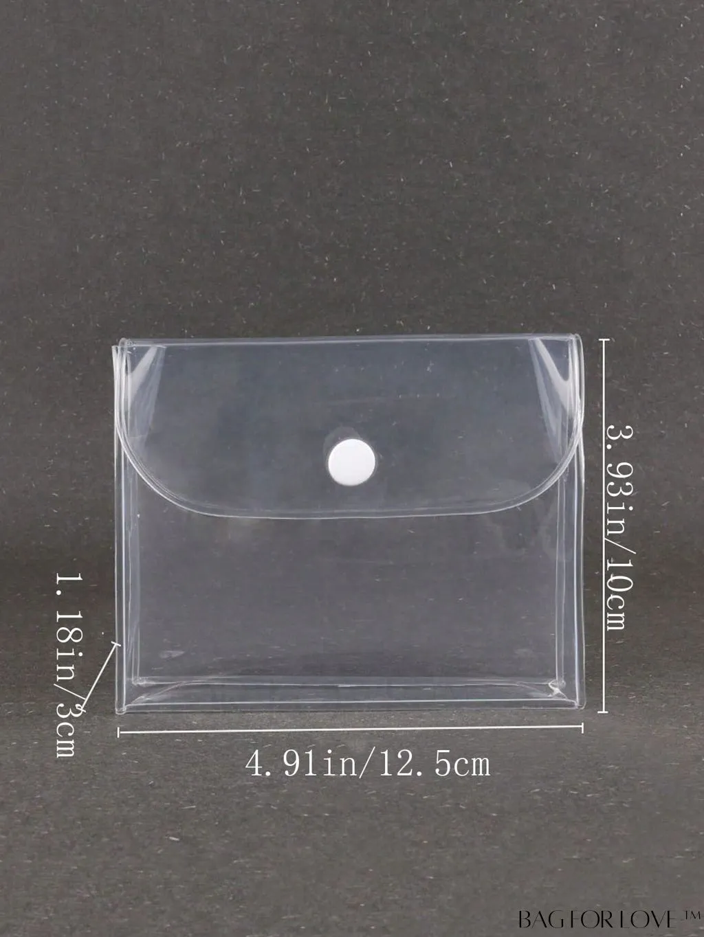 BagForLove - Clear Waterproof Minimalist Makeup Bag