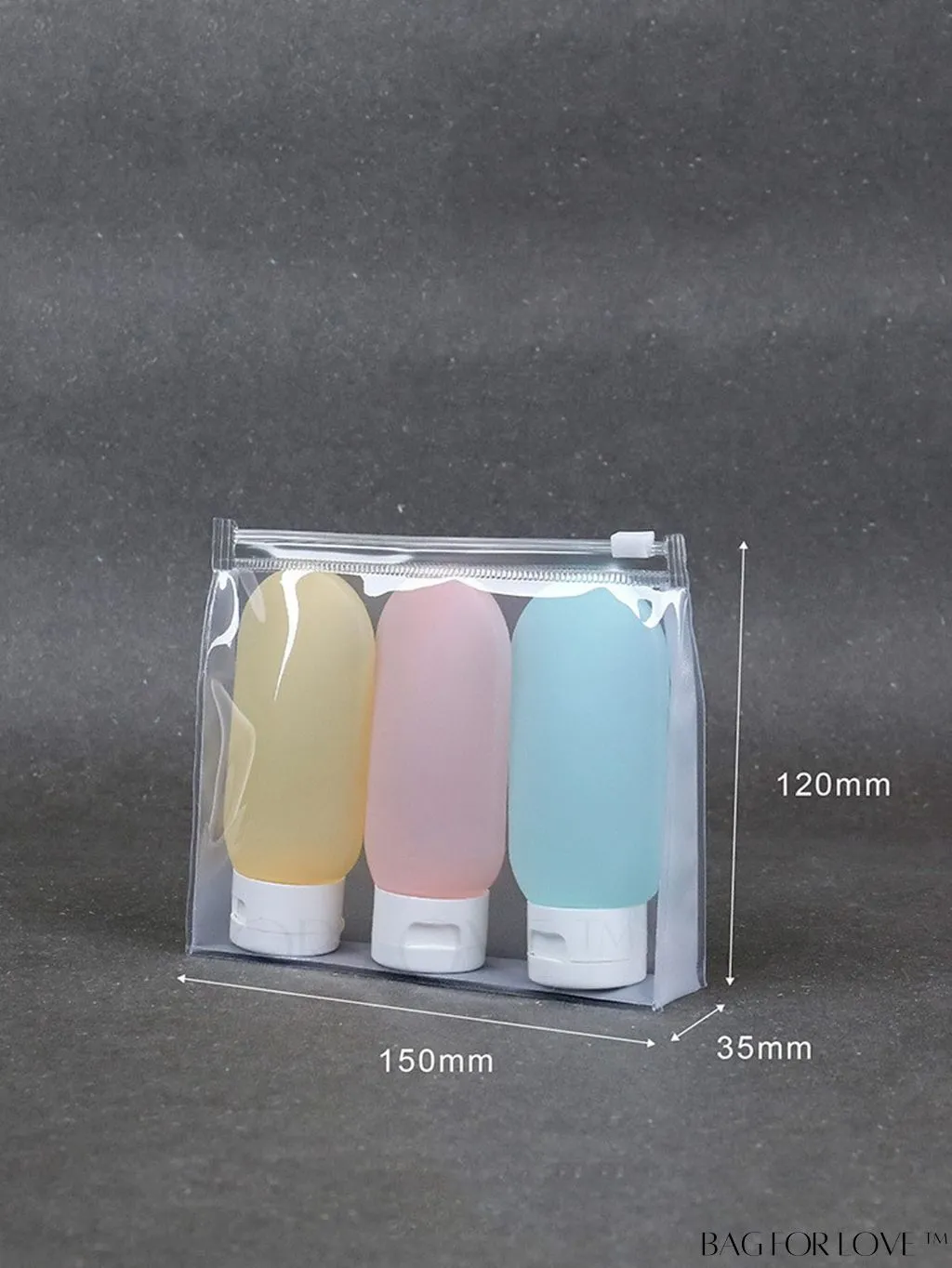 BagForLove - Clear Waterproof Minimalist Makeup Bag